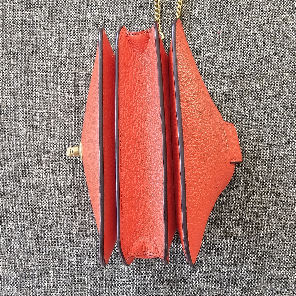 COACH PEBBLE LEATHER MINI CROSSBODY - Picture 6 of 7